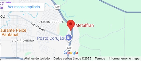 Clique para ver o mapa da Metalfran no Google Maps